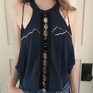 SOLD: Blue LF Vintage Top